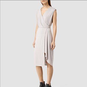 ALLSAINTS Amalia wrap Dress sz 6